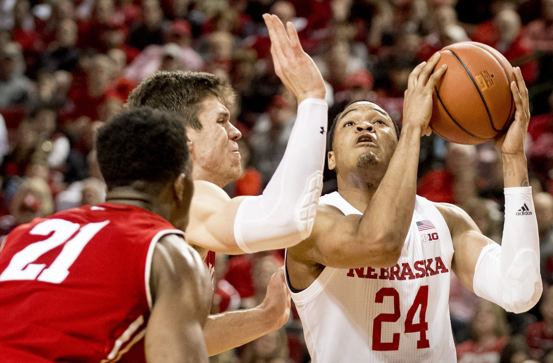 Wisconsin Nebraska Basketball